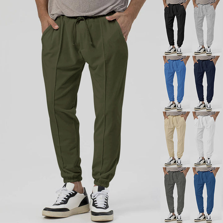 Men's sporty jogger pants with convenient drawstring and breathable structure Lune London