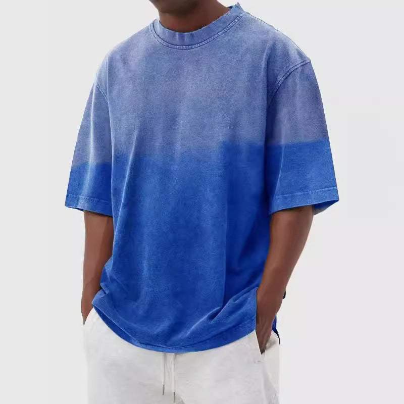 Casual oversized T-shirt for men with gradient colors Lune London
