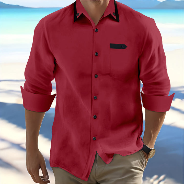 Men's Leisure Button-Up Shirt Lune London