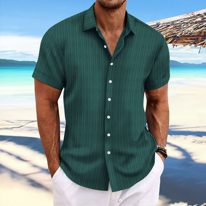 Casual short-sleeved striped shirt for men Lune London