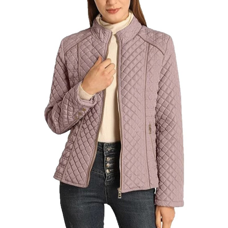 Lune London ladies casual down jacket with high collar