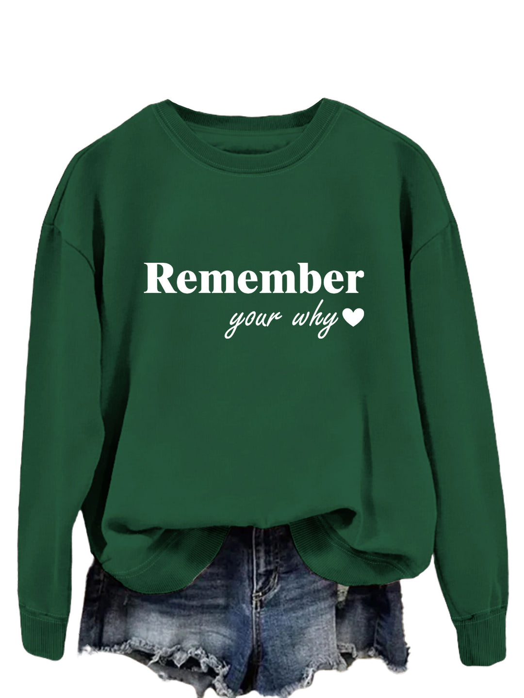 Sweatshirt femme avec impression motivationnelle et coupe décontractée Chic & Stil
