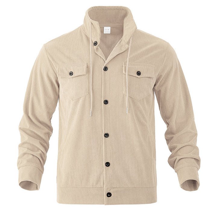 Lune London striped corduroy utility jacket for men