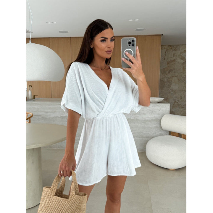 Ladies Elegant Wrap Jumpsuit Lune London