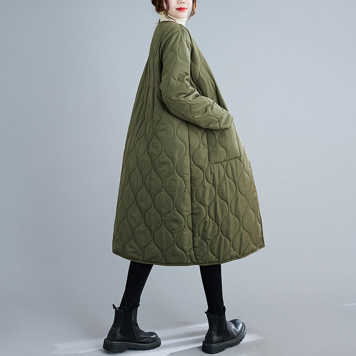 Lune London | Padded Jacket - Oversized Fit - Long Length - With Hood and Zipper