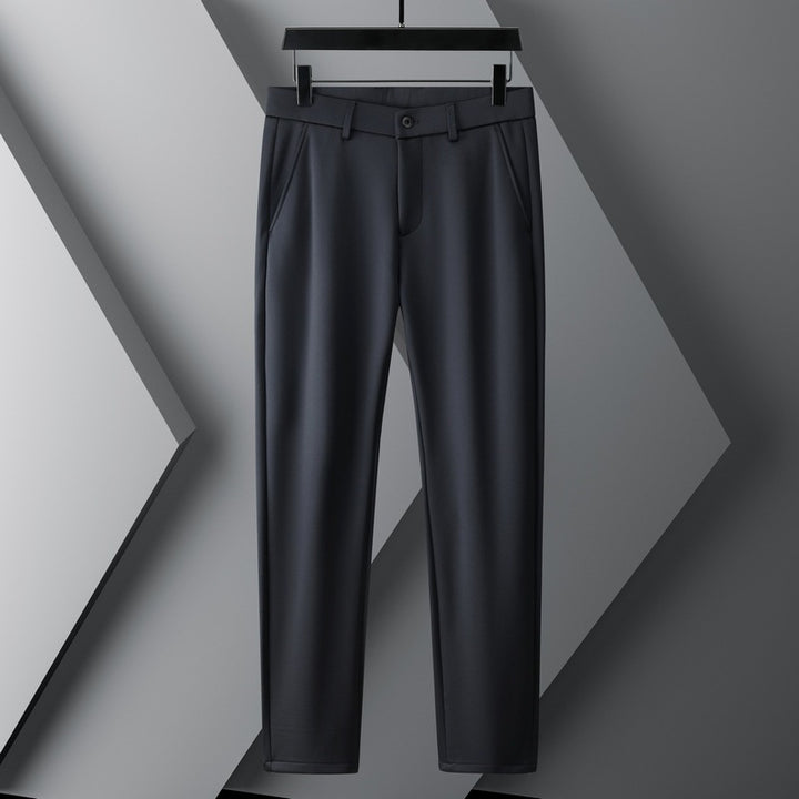 Modern chinos for men with elastic waistband and side pockets Lune London