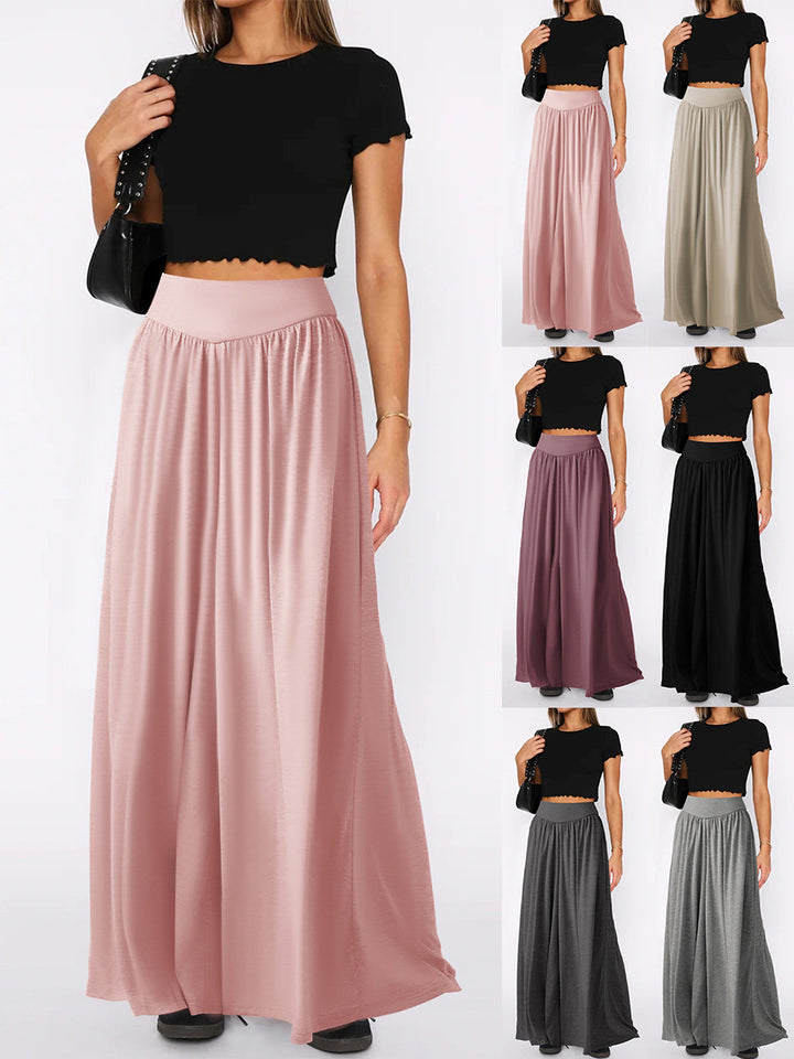 Airy maxi skirt for women with a loose fit and elastic waist Lune London