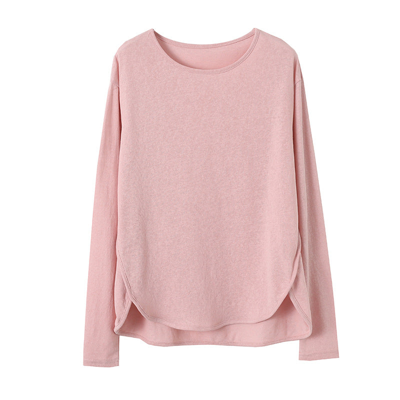 Women's casual long sleeve top made of breathable material Chic & Stil