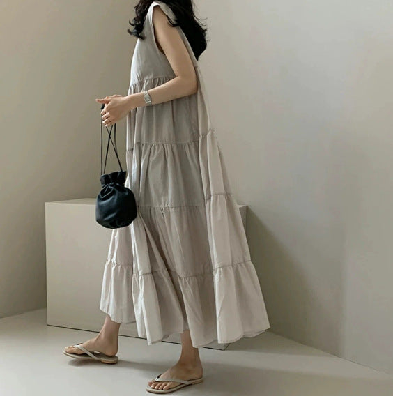 Lune London women's tiered maxi dress