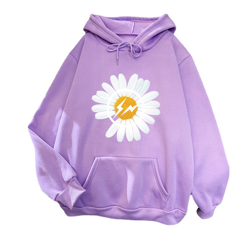 Women's hoodie with floral design Chic & Stil
