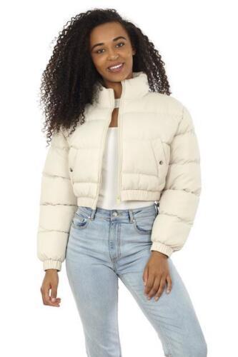 Quilted jacket for women with high collar and shorter cut Lune London