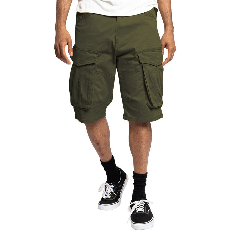Men's cargo shorts with practical side pockets and robust design Lune London