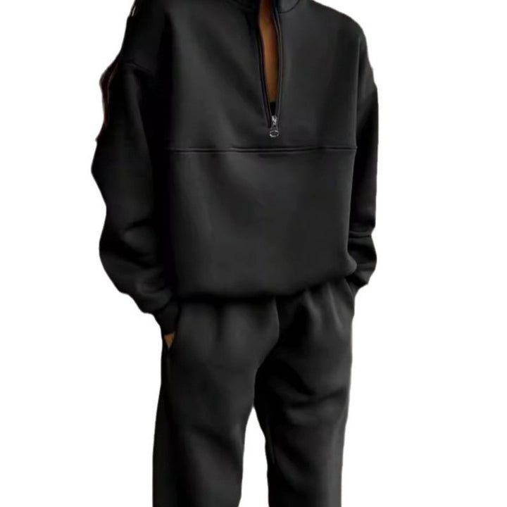 Ladies high quality zip-up sweatshirt with high collar Lune London