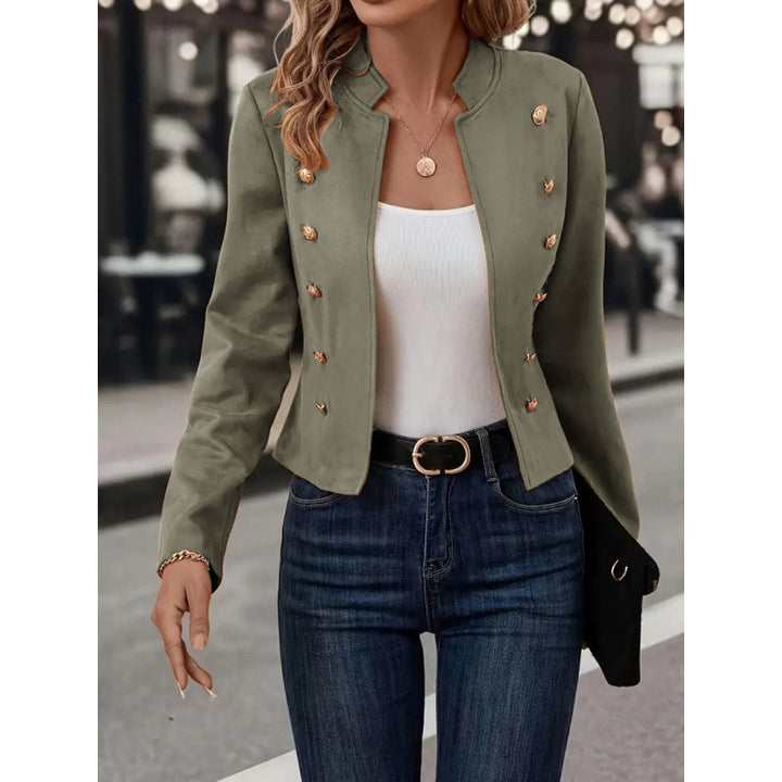 Blazer jacket for women with elegant button details and high-quality finish Lune London