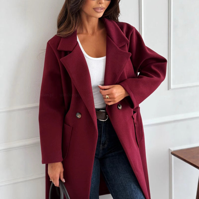 Transitional jacket for women in soft and warm material with a relaxed fit Lune London