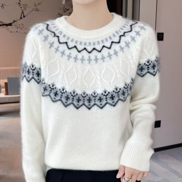 Pull en tricot confortable pour femmes Chic & Stil