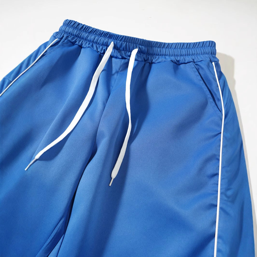 Lune London men's athletic leisure pants with side piping