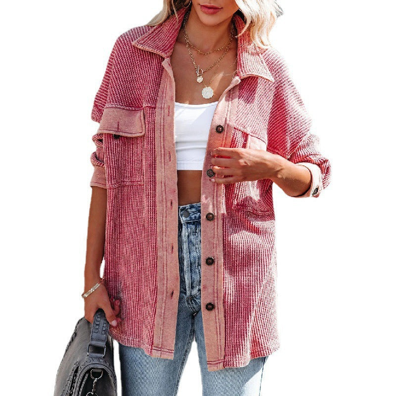 Lune London women's overshirt with two chest pockets and relaxed fit