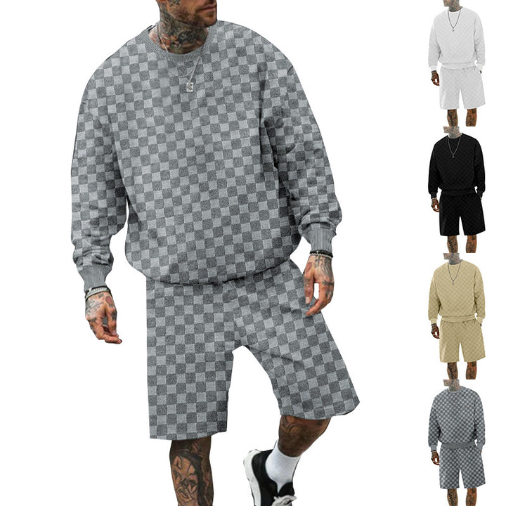 Lune London casual sweatshirt and shorts set for men