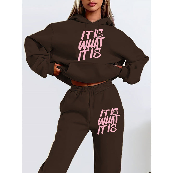 Women's Sweatshirt and Jogging Pants Set Lune London