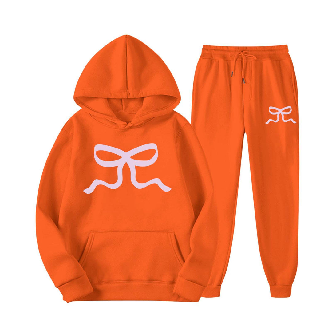 Ensemble de sweat à capuche décontracté et de pantalon de jogging pour femmes Chic & Stil