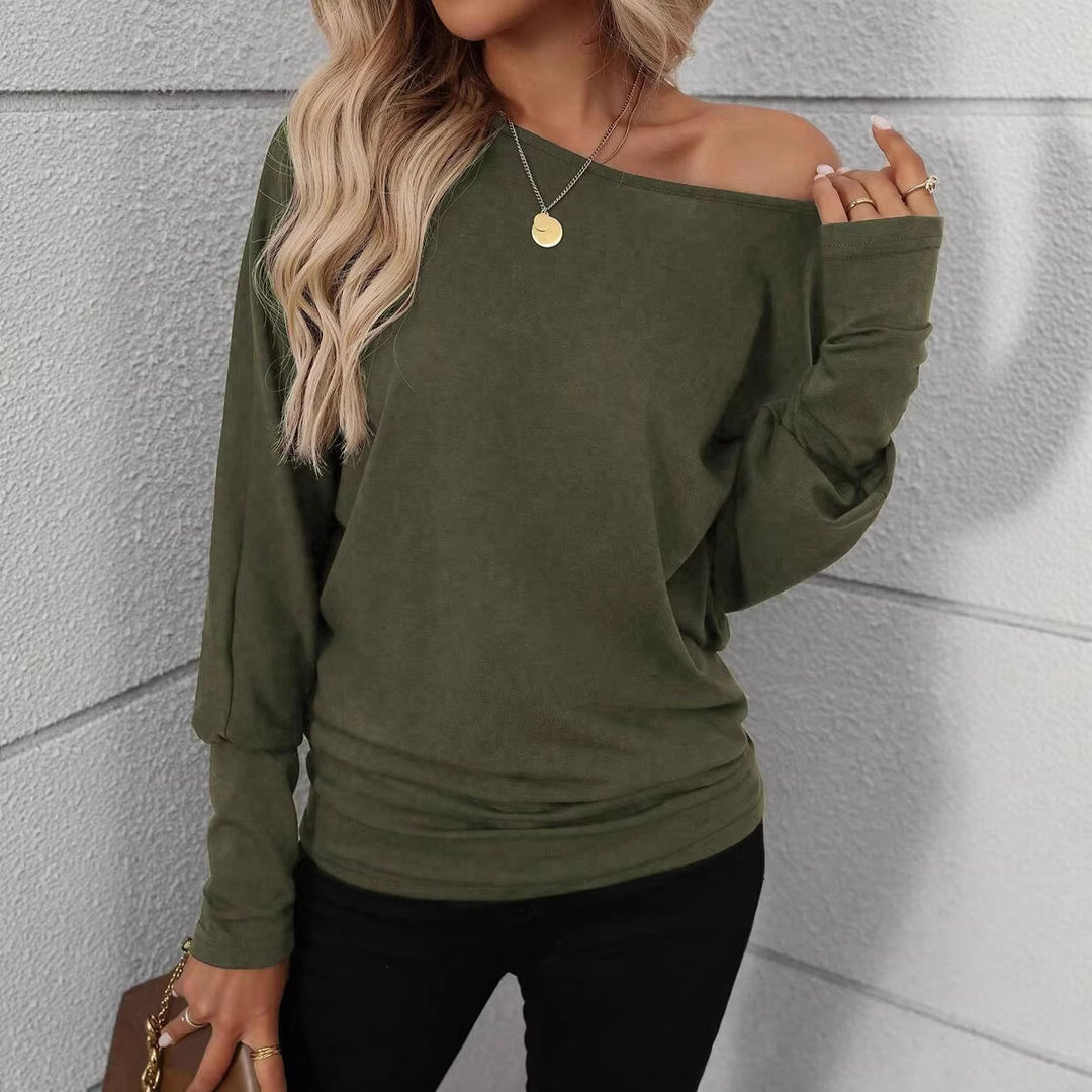 Chemise décontractée pour femmes à manches longues avec coupe ample et silhouette élégante Chic & Stil