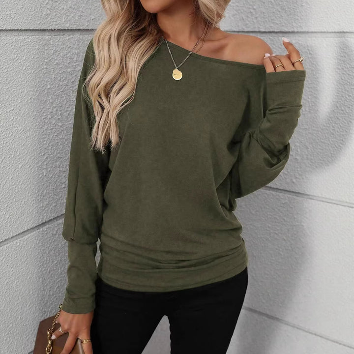 Chemise décontractée pour femmes à manches longues avec coupe ample et silhouette élégante Chic & Stil
