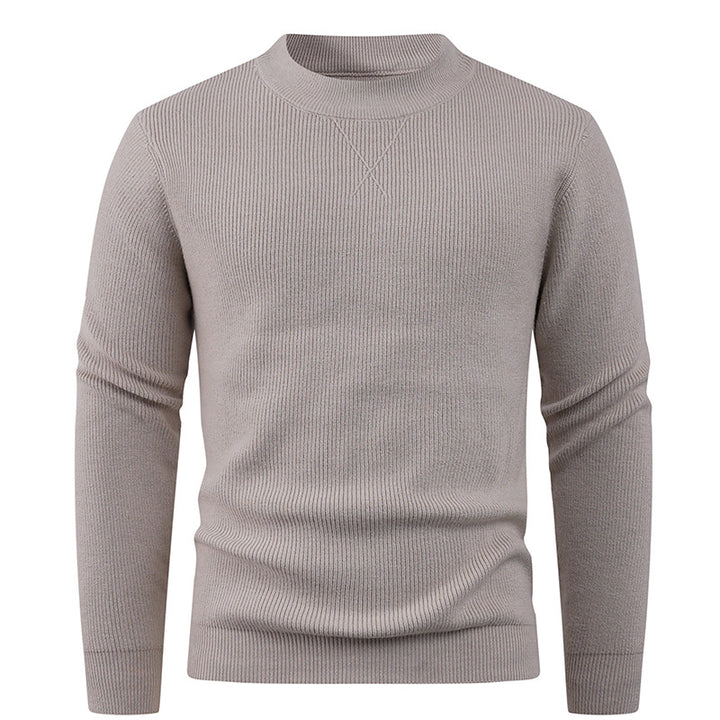 Structured men's sweater with round neck Lune London