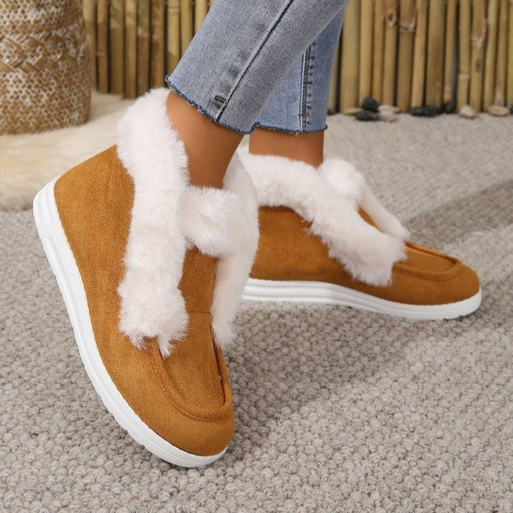 Leisure shoes for women with fleece lining, comfortable fit, and non-slip sole Lune London