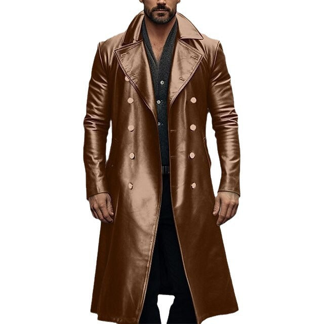 Elegant oversized trench coat for men made of high-quality material Lune London