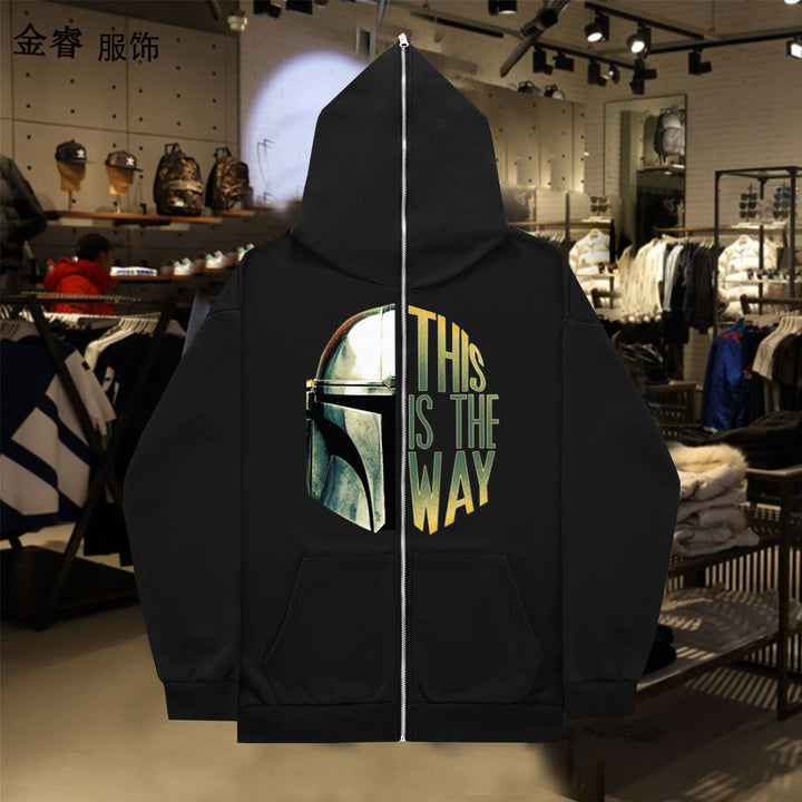Hooded jacket for women with high-quality graphic design and comfortable pockets Lune London