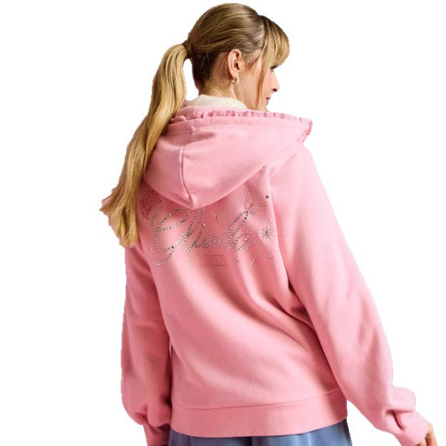 Veste à capuche pour femme avec détails volantés Chic & Stil