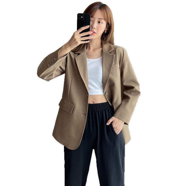 Blazer surdimensionné élégant pour femmes avec coupe décontractée et détails fins Chic & Stil