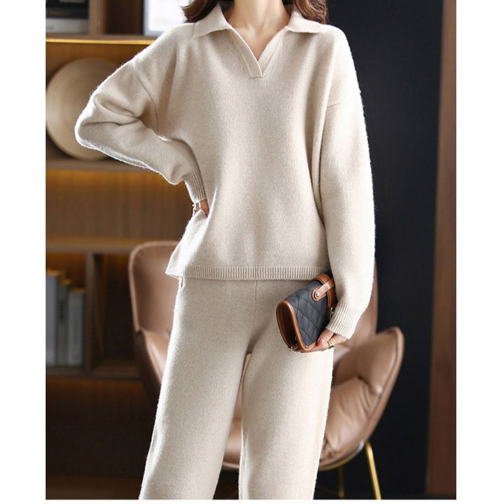 Pull confortable pour femmes avec un col montant léger et une coupe décontractée Chic & Stil