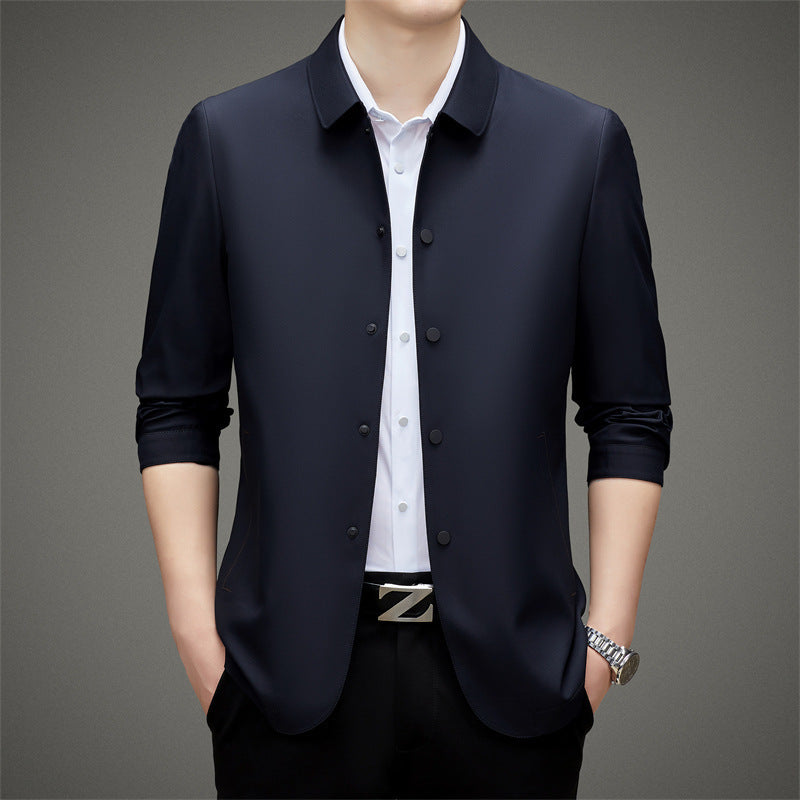 Modern transition jacket for men with practical pockets and breathable material Lune London