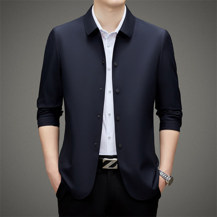 Modern transition jacket for men with practical pockets and breathable material Lune London