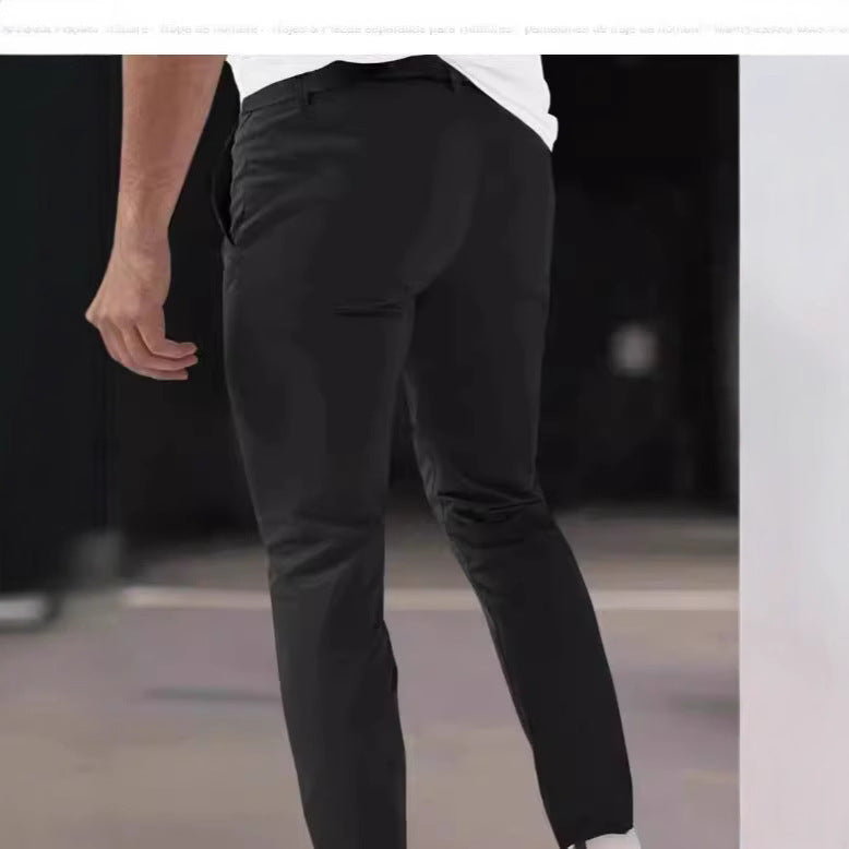 Stylish chino pants for men with modern pleats from Lune London