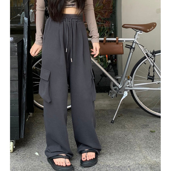 Women's cargo pants with side pockets Chic & Stil