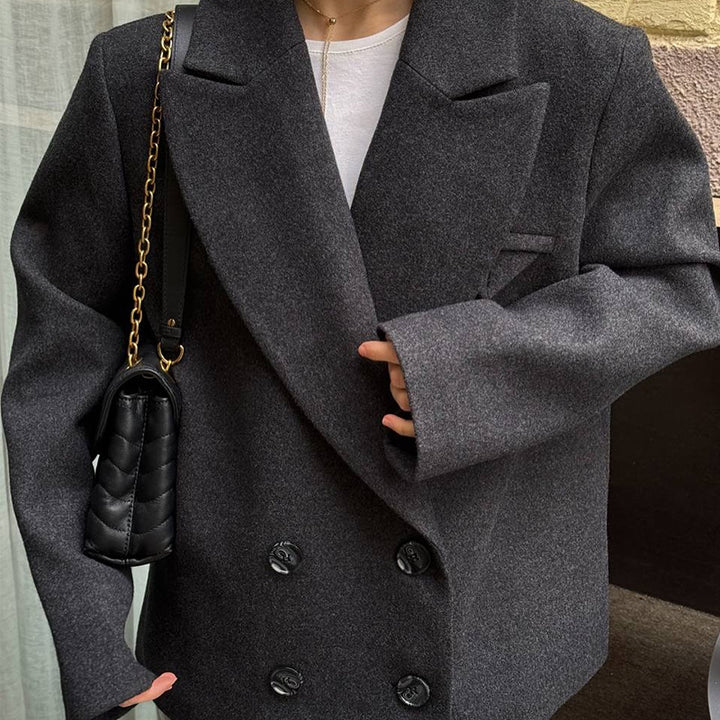 Oversized wool blazer for women Lune London