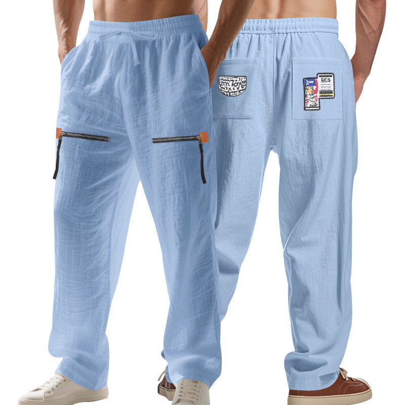 Comfortable cargo pants for men with functional pockets and elastic waistband Lune London