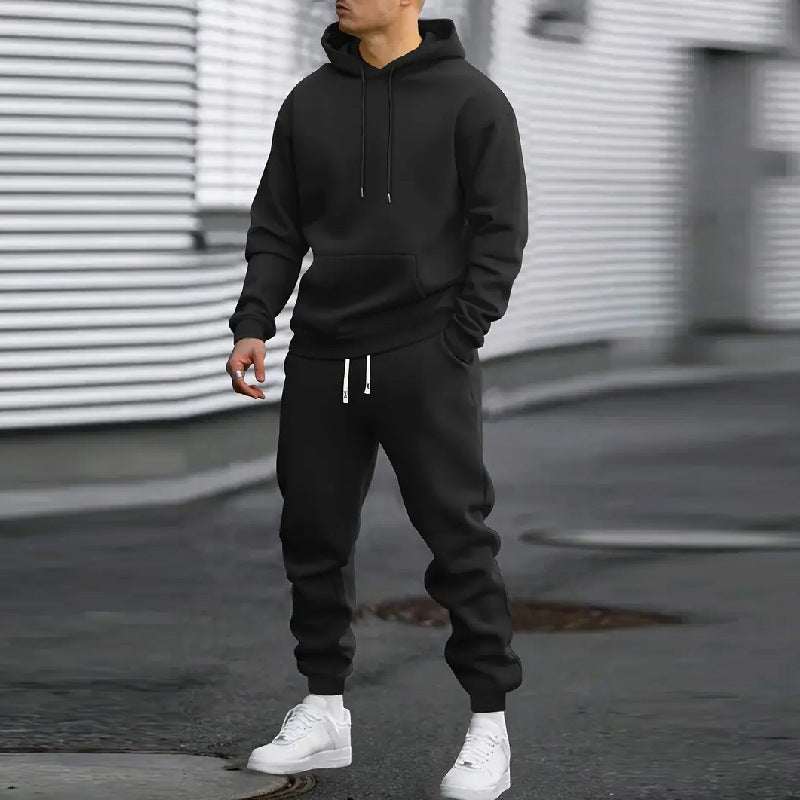 Men's Hooded Sports Tracksuit with Practical Pockets Lune London