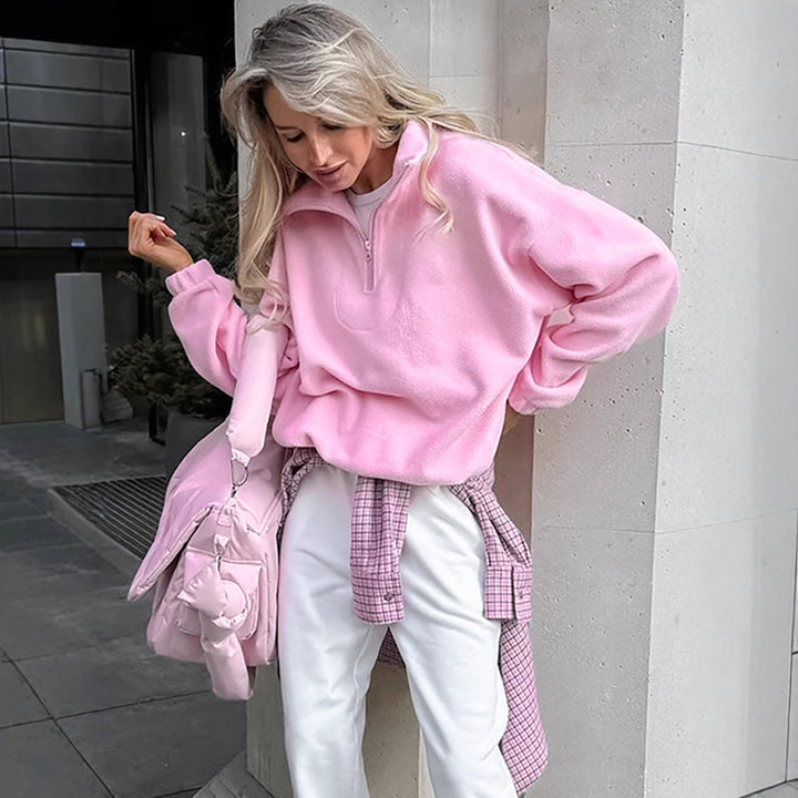 Ladies Fleece Pullover Lune London