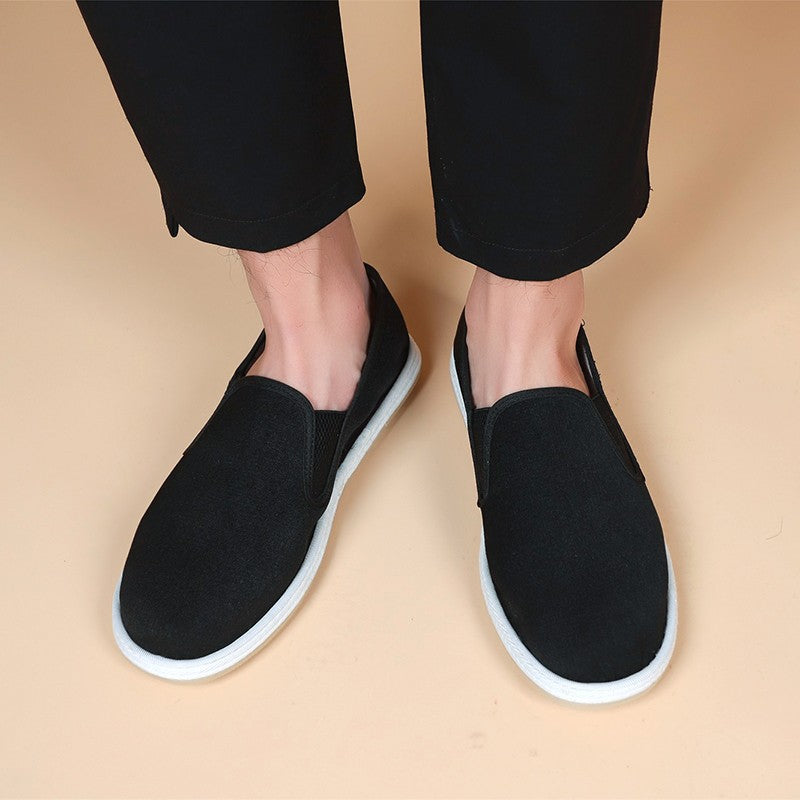 Comfortable slip-on leisure shoes for women with breathable inserts Lune London