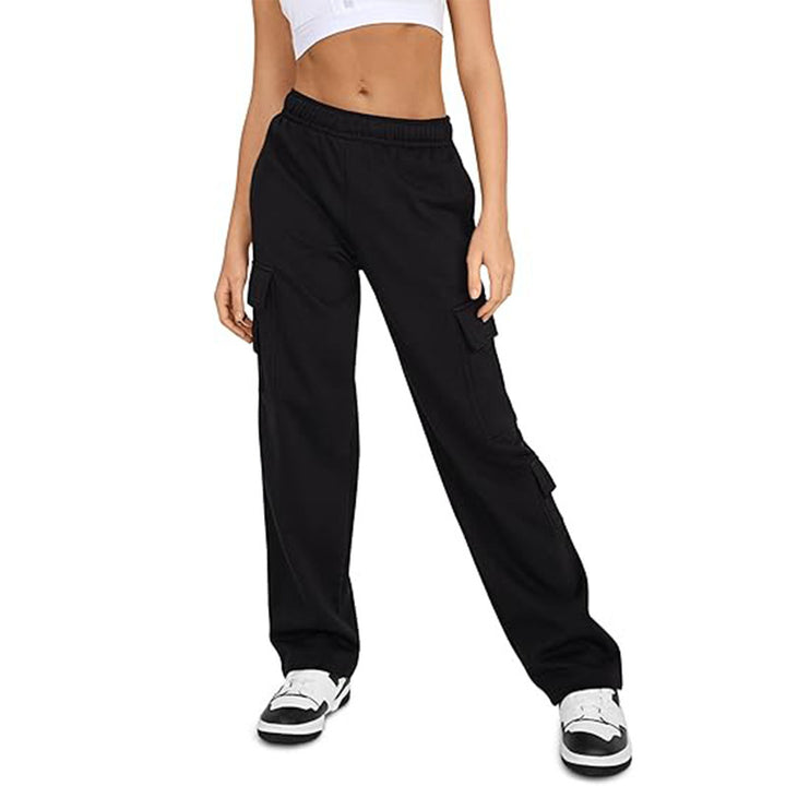 Cargo jogger pants for women with side pockets Lune London