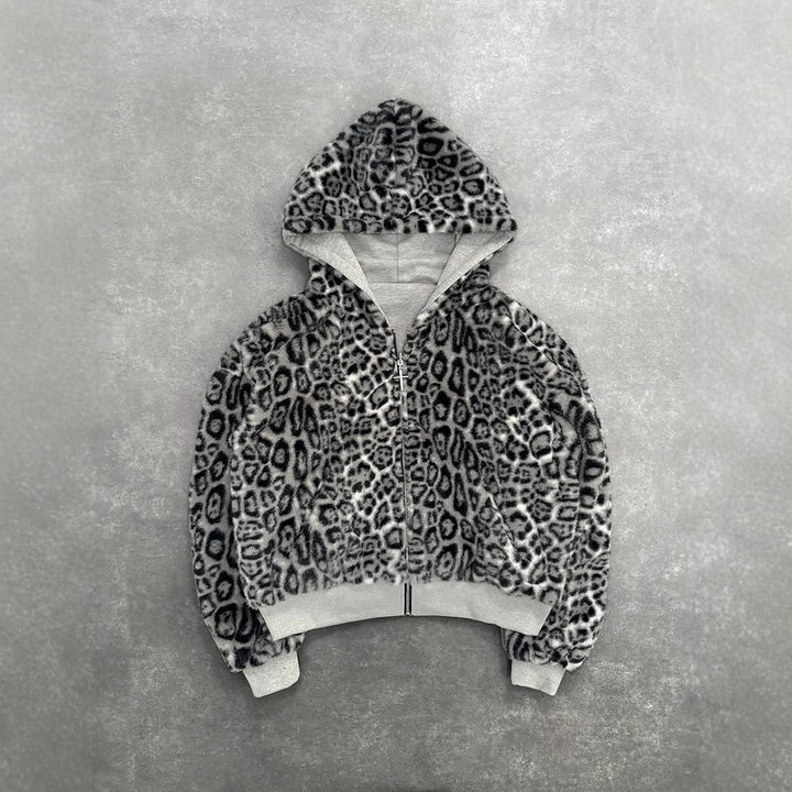 Sweat à capuche pour femmes avec doublure intérieure douce et fermeture éclair de haute qualité Chic & Stil