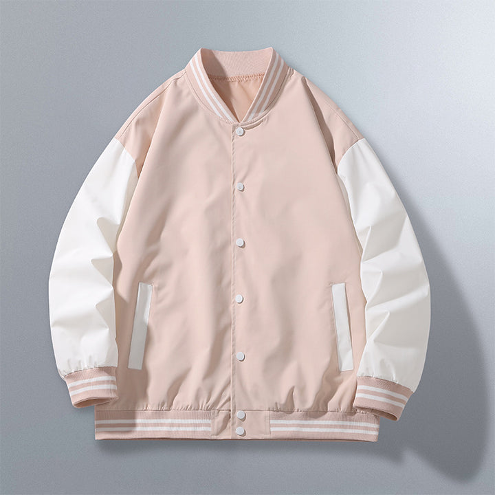 Casual bomber jacket for women with modern contrasting sleeves and functional pockets Lune London