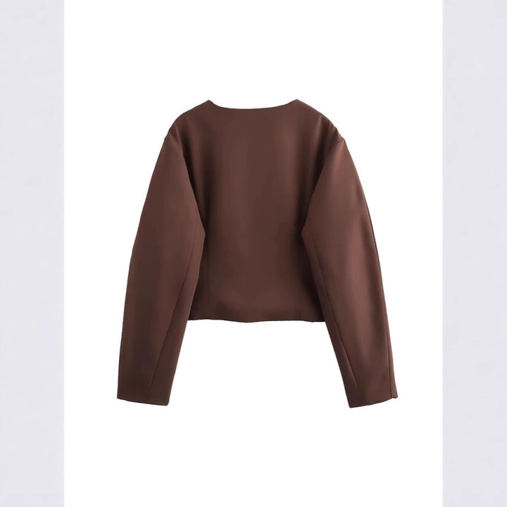 Ladies Elegant Cropped Jacket Lune London