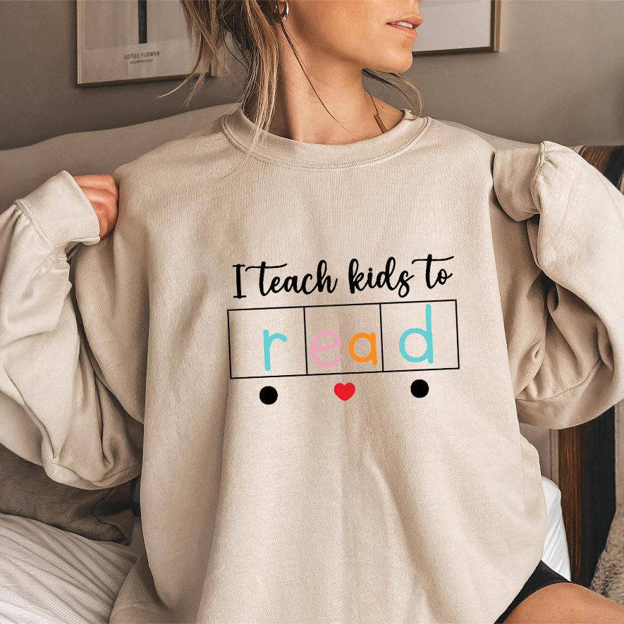 Sweat à capuche pour femmes avec motif pédagogique créatif Chic & Stil