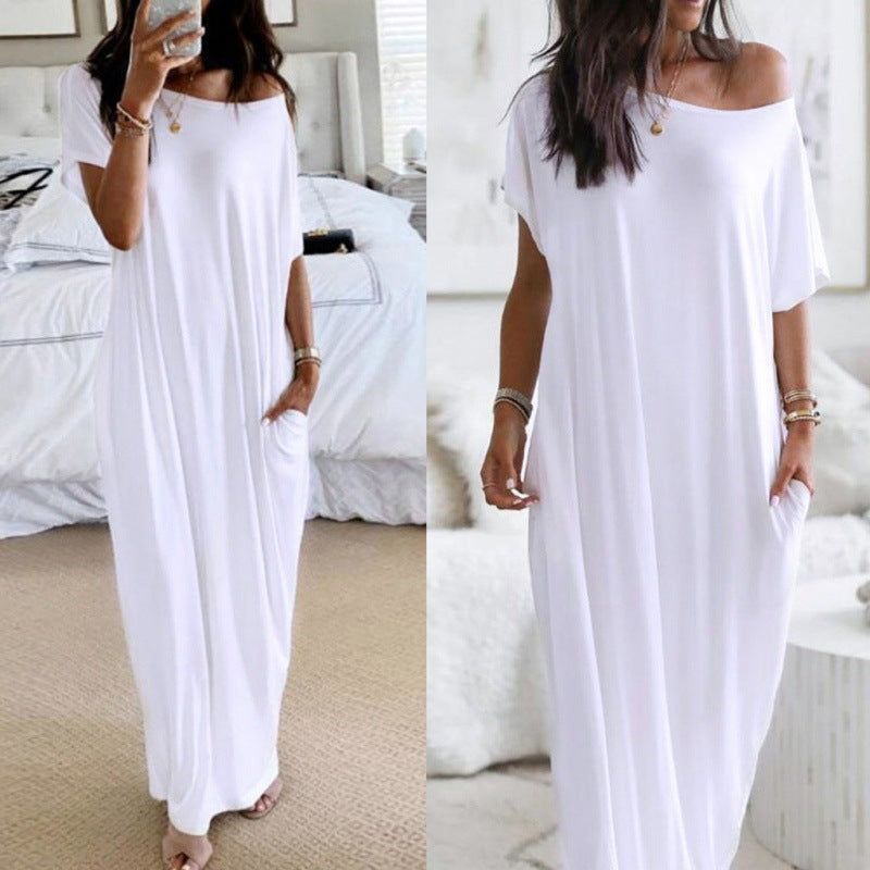 Lune London Off-Shoulder Butterfly Print Maxi Dress for Women