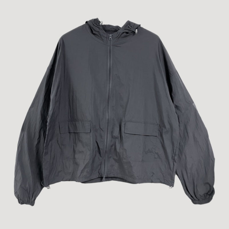 Veste coupe-vent décontractée pour femmes avec poches pratiques Chic & Stil